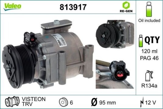 AC kompressor VALEO 813917