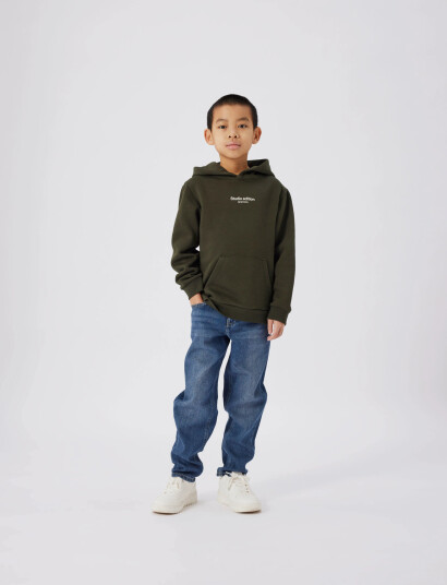 name it Nkmbrody Ls Nreg Sweat Wh Bru Noos Khaki green 158-164 name it Nkmbrody Ls Nreg Sweat Wh Bru Noos Khaki green 158-164