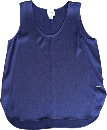 Calvin Klein Dame Topper Blå L,
