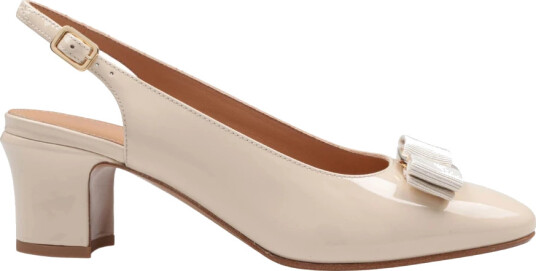 Ferragamo Dame Sko Beige 39 1/2 EU,