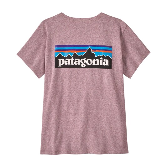 Patagonia W"s P 6 Logo Responsibili Tee Quiet Violet L