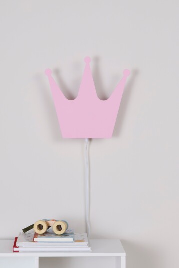 Cloudberry Castle Vegglampe Krone Rosa Cloudberry Castle Vegglampe Krone Rosa
