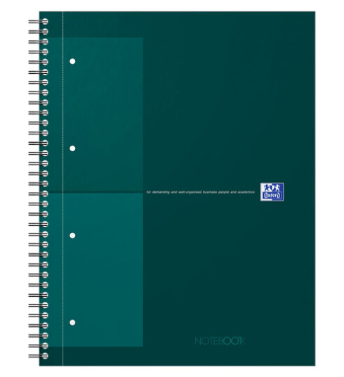 Oxford OXFORD International A4+ notatbok med dobbeltspiral 5 mm ruter 160 sider SCRIBZEE-kompatibel 30. Special Edition Assorterte farger