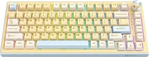 ONIKUMA MT707 Gamingtastatur Gul MT707 Yellow