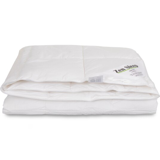 Zen Sleep Sommer dobbeltdyne 200x220 cm - Allergivennlig dyne med myk luftig fiberdun Sval fiberdyne