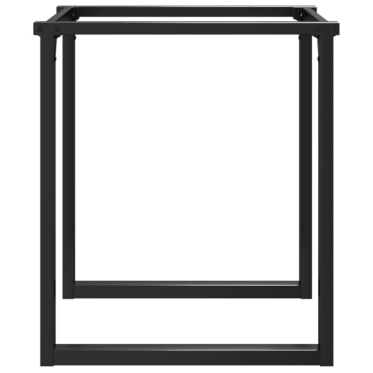  Ben for spisebord O-ramme 60x60x73 cm støpejern 357883