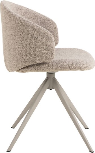 Ella spisestuestoler bouclé beige.