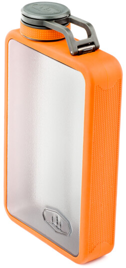GSI Outdoors Boulder Flask 296ml Orange OneSize, Orange GSI Outdoors Boulder Flask 296ml Orange OneSize, Orange