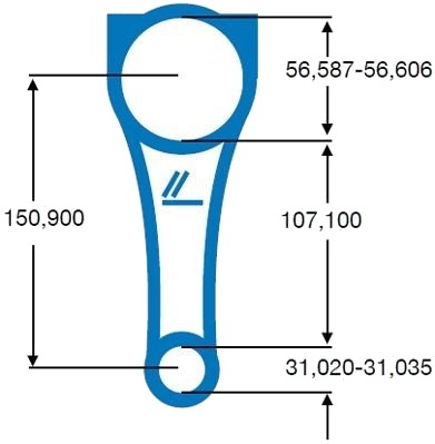Stempelstang IPSA CO005100 Stempelstang IPSA CO005100