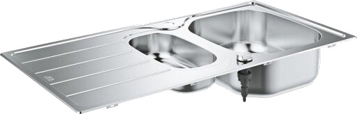 Grohe K200 kjøkkenvask 96,5x50 cm rustfritt stål Grohe K200 kjøkkenvask 96,5x50 cm rustfritt stål