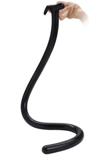 FUKR Mega Snake Long Dildo Black 100cm