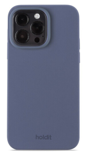 holdit iPhone 15 Pro Max Deksel Silikon Pacific Blue