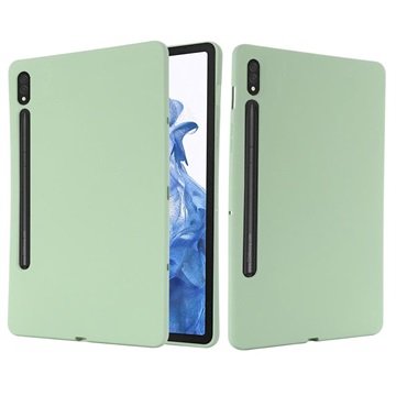Samsung Galaxy Tab S8/S7 Liquid Silicone Deksel Grønn
