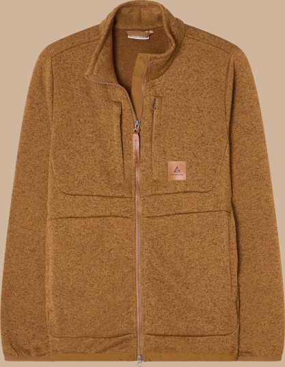 Garphyttan Men"s Valdez Flatfleece Jacket Tobacco Melange XXL