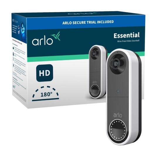 Arlo Wire-Free Video Doorbell (Hvit) Arlo Wire-Free Video Doorbell (Hvit)