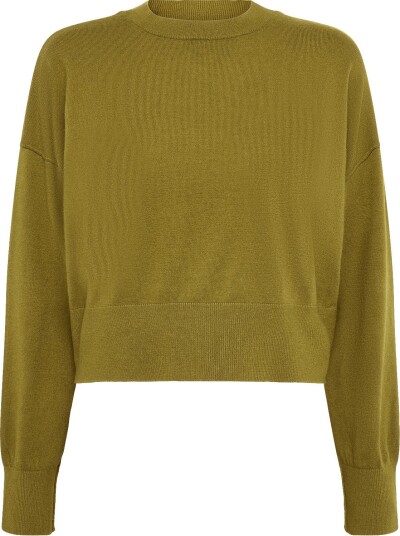 Vero Moda Vmjane Ls O Neck Piping Pullover Ts Khaki green S