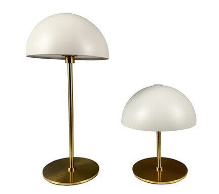 Along Mini Portable Bordlampe 2pcs. Beige/Brass - DybergLarsen