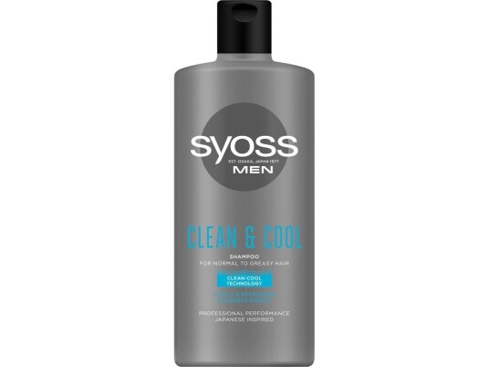 Syoss_Men Clean &Amp Cool Shampoo For Normal And Fast Oily Hair For Men 440Ml Syoss_Men Clean &Amp Cool Shampoo For Normal And Fast Oily Hair For Men 440Ml