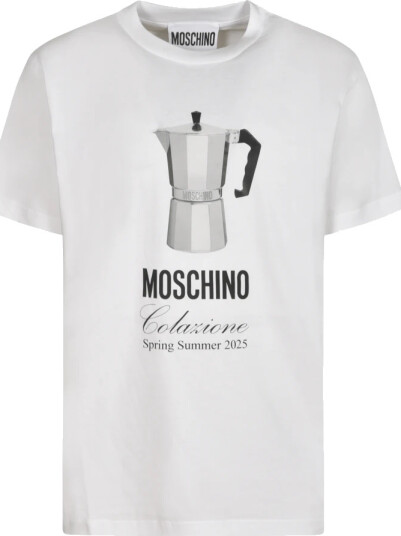 Moschino Herre Topper Hvit S, Moschino Herre Topper Hvit S,