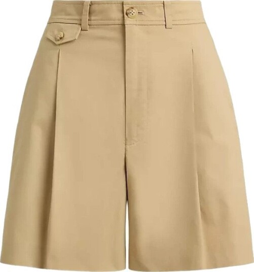 Lauren Ralph Lauren Paper Touch Twill Wvn Shorts Beige 42