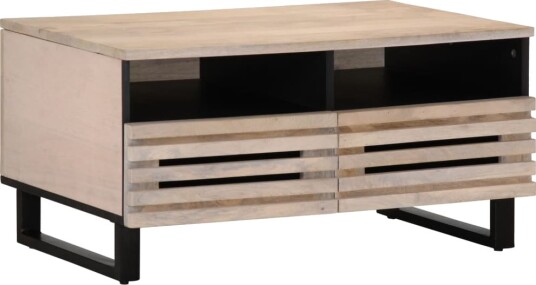 Salongbord 80x55x40 cm heltre mango 377503