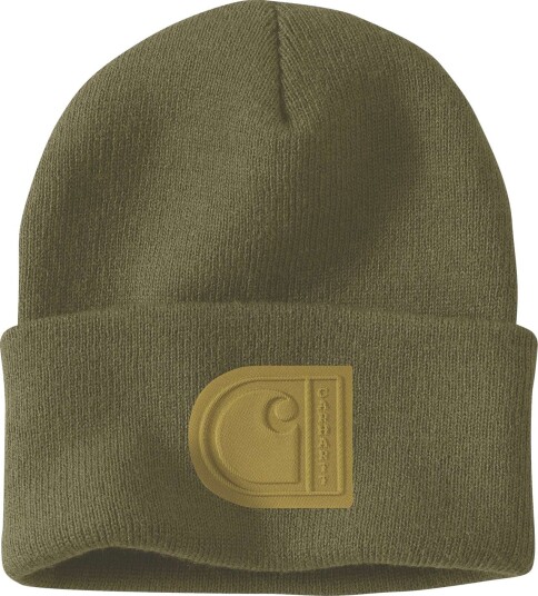 Carhartt Lue Fleece Debossed Hat Grønn