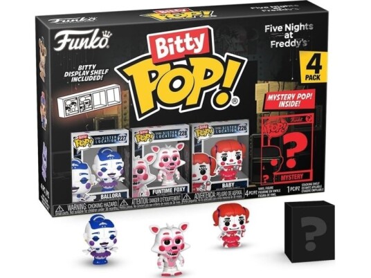 Funko! Bitty Pop 4Pk Fnaf Series 1