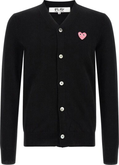 Comme des Garçons Play Herre Strikkevarer Svart XL,