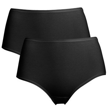 Trofe Midi Briefs Bamboo Mix Truser 2P Svart Medium Dame Trofe Midi Briefs Bamboo Mix Truser 2P Svart Medium Dame