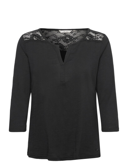 Cream Crjanny Lace Jersey Blouse Black XS Cream Crjanny Lace Jersey Blouse Black XS