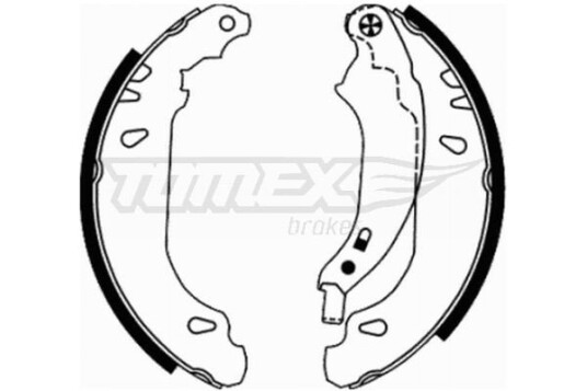 Bremsesko sett TOMEX Brakes TX 21 65