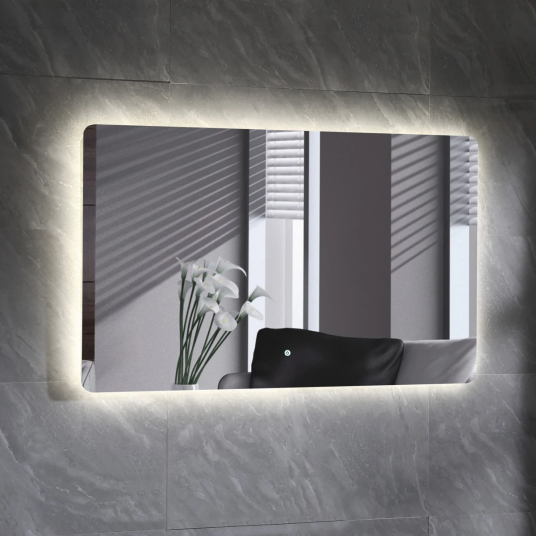 Bathlife Tindra Speil 120x70 cm Hvit Bathlife Tindra Speil 120x70 cm Hvit