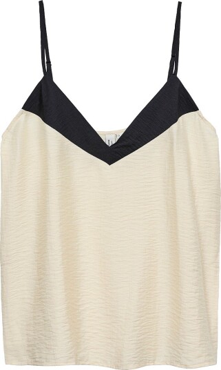 Vero Moda - Bluse vmKenise Singlet Top Wvn Btq GA - Grå