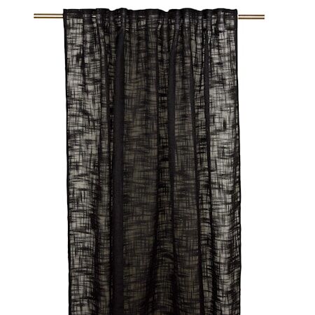 Fondaco Jeff Multifunksjonsgardiner 2-pakning 135 x 280 Svart