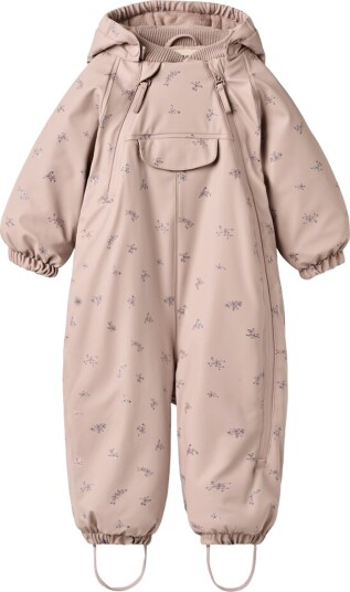 Wheat Vinterdress PU Evig Dry Rose Blomster Wheat 1½ år (86) Vinterdress Rosa