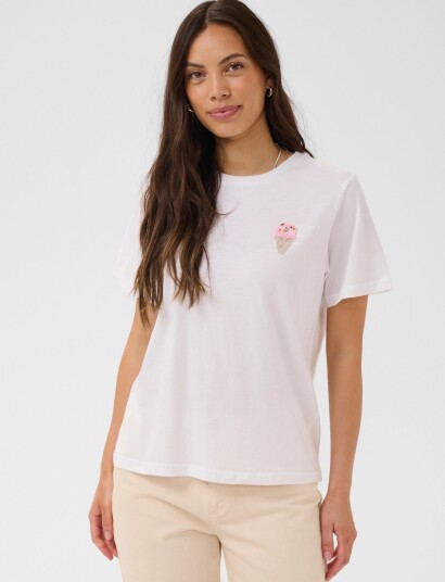 Saint Tropez Snullesz T Shirt   White   M