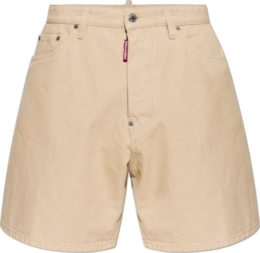 Dsquared2 Herre Shorts Beige S, Dsquared2 Herre Shorts Beige S,