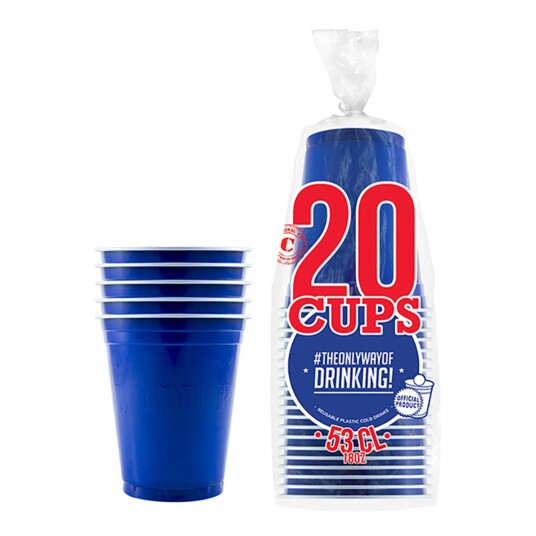 Original Cup Partycups Marineblå - 20-pakning Original Cup Partycups Marineblå - 20-pakning