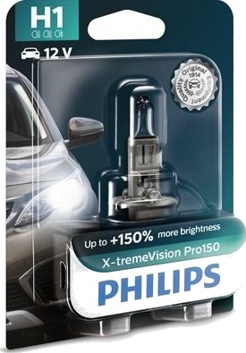 Philips X-Tremevision Pro150 - H1 - 55W - 12V Philips X-Tremevision Pro150 - H1 - 55W - 12V