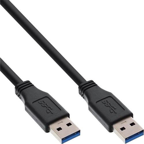 Inline 35205 0,5 M Usb A Usb A Usb 3.2 Gen 1 3.1 Gen 1 Hankjønn/Hankjønn Svart