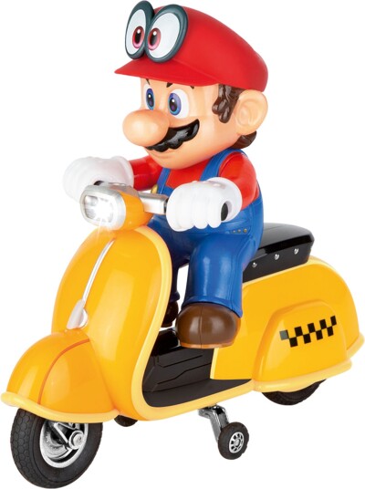 Carrera Super Mario Odyssey Radiostyrt Scooter med LED-lys og 9 km/t