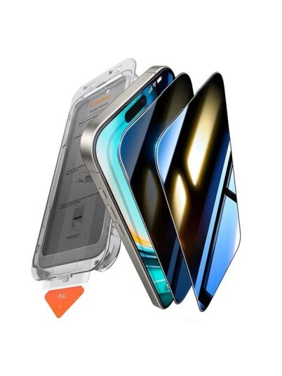 Torras Install Master Privacy Glass for iPhone 16 Pro Torras Install Master Privacy Glass for iPhone 16 Pro