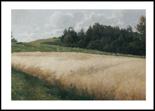 Das Haferfeld By Adolf Kaufmann Plakat Plakat / 70x100cm