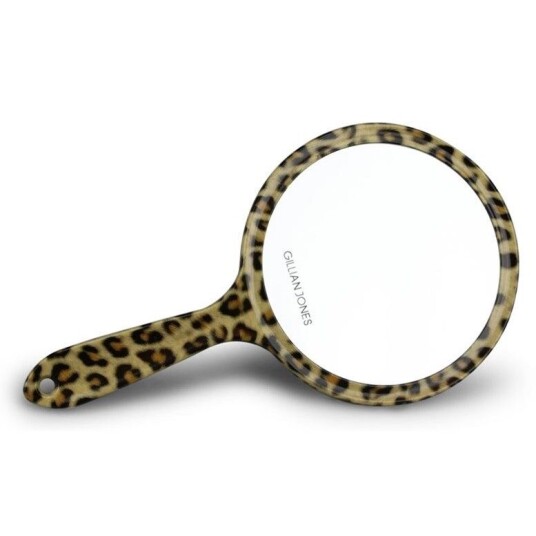 Gillian Jones 2 Side Hand Mirror Print Leopard Gillian Jones 2 Side Hand Mirror Print Leopard
