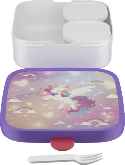 Mepal Madkasse Bento Campus Unicorn Glow - Multi/patterned - 18X18X6.2CM Mepal Madkasse Bento Campus Unicorn Glow - Multi/patterned - 18X18X6.2CM
