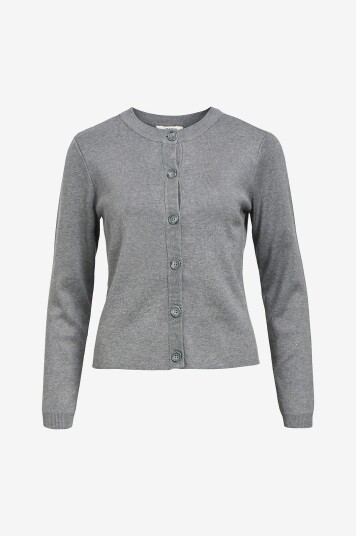 Object - Kardigan objEster Sli L/S Knit - Grå Object - Kardigan objEster Sli L/S Knit - Grå