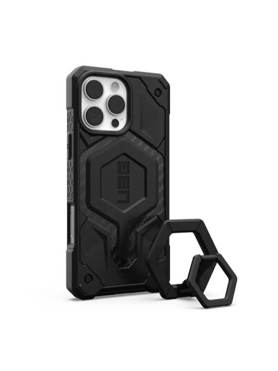 UAG Monarch Pro MagSafe Carbon Fiber/Black Stand iPhone 16 Pro Max