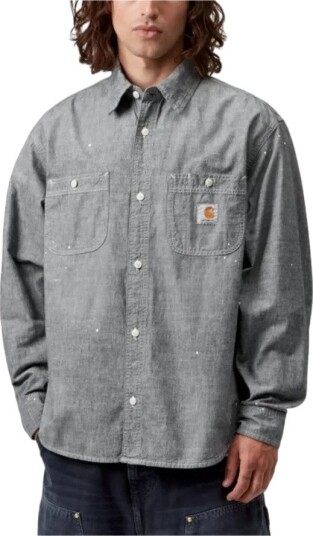 Carhartt Wip Herre Skjorter Grå L,