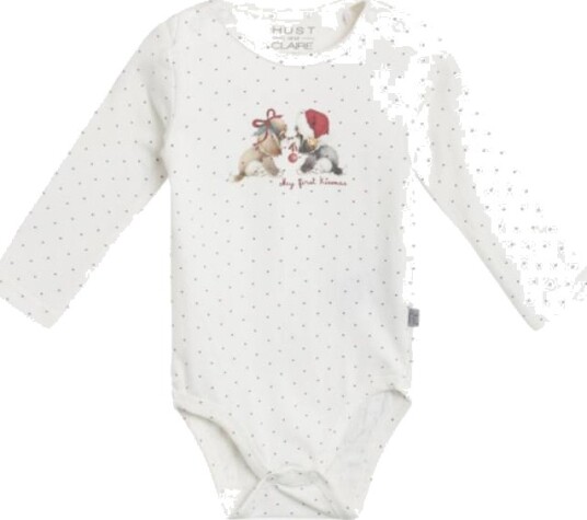 Hvit Hust & Claire Bebe Body (68 / 6 mnd)