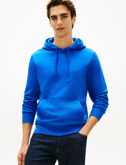Tommy Hilfiger Essential Terry Hoody Blue L Tommy Hilfiger Essential Terry Hoody Blue L